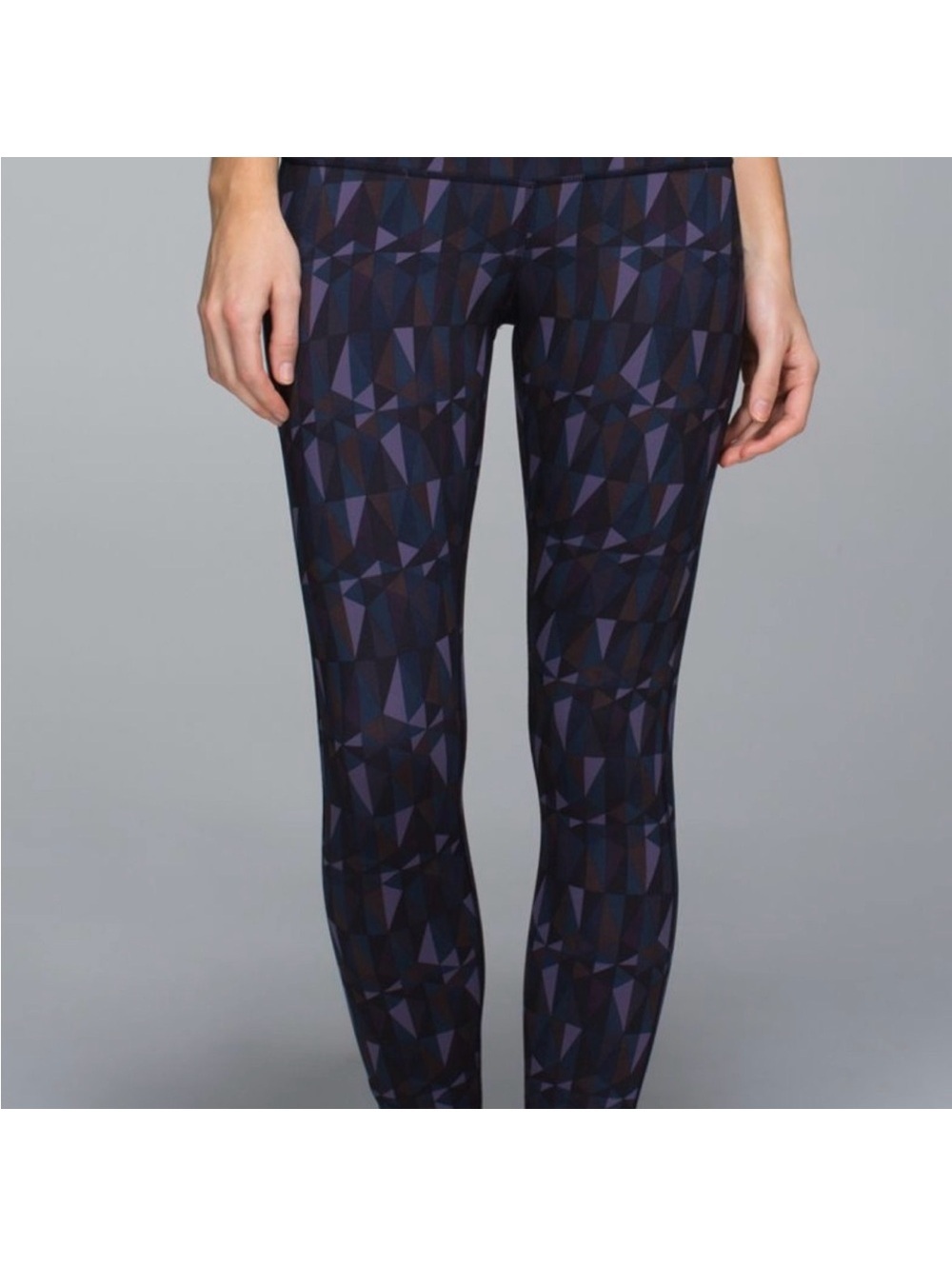 Lululemon Wunder Under Pant Stained Glass Love Nightfall Black 4